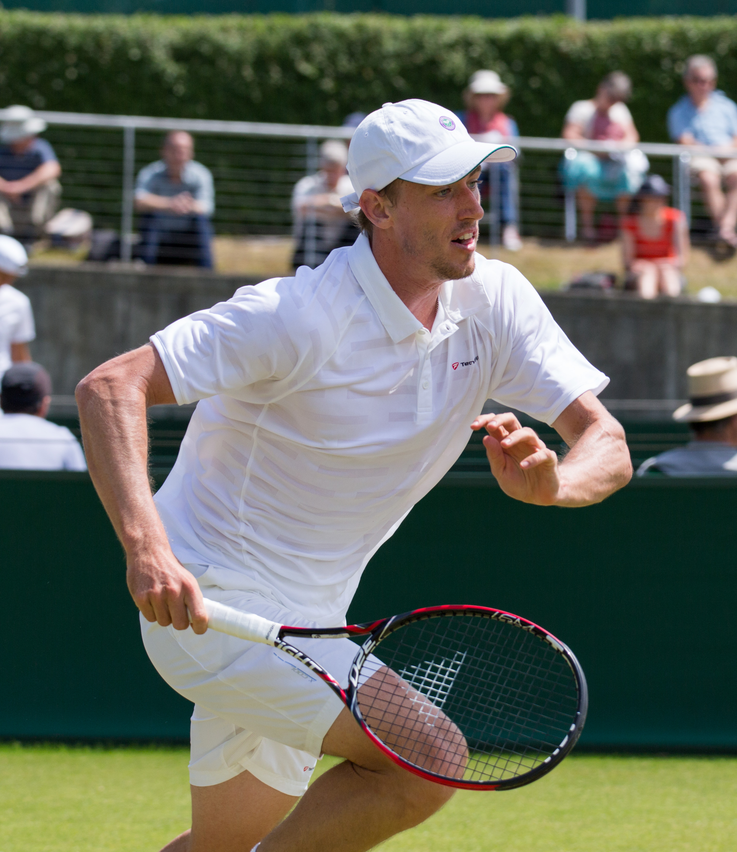 2015年ウィンブルドン選手権予選でのジョン・ミルマン