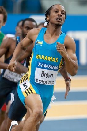 Chris Brown pada Kejohanan Dalam Dewan Dunia 2010.