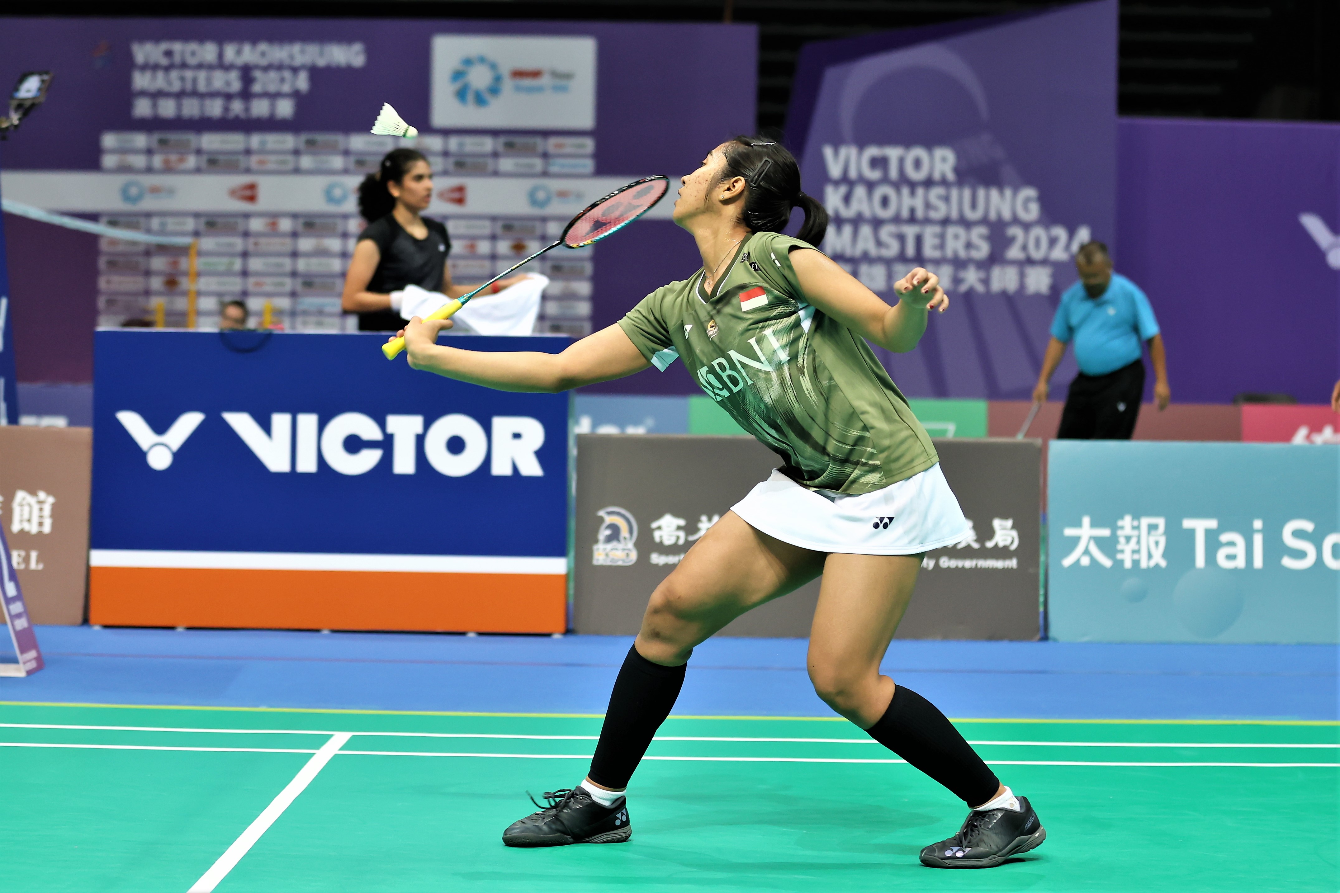Ester Nurumi Tri Wardoyo tại giải Indonesia Open 2023.