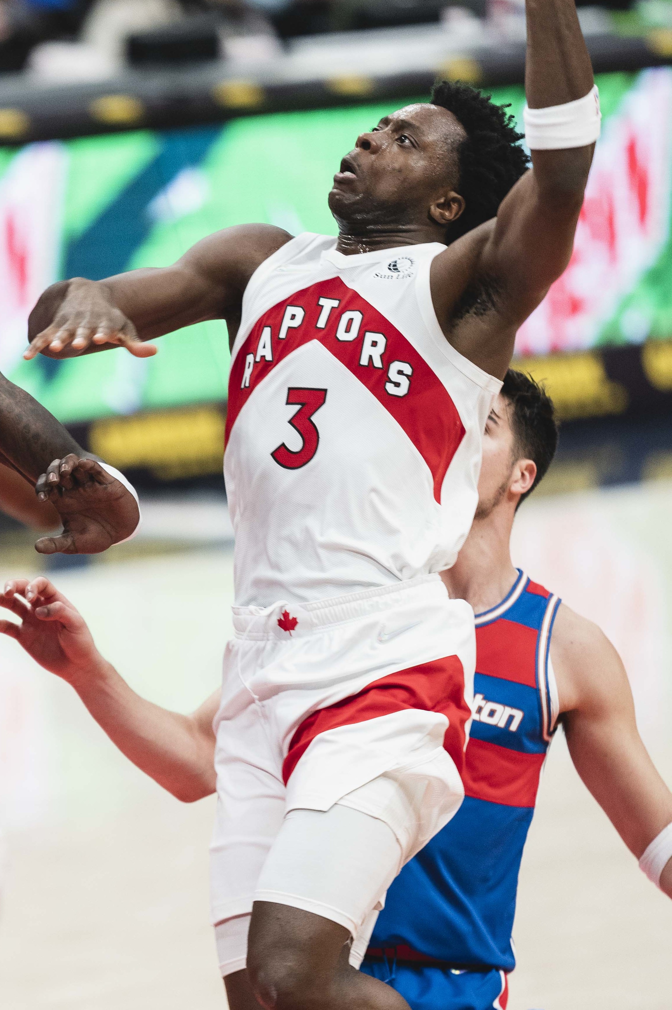 OG Anunoby saat bermain untuk Toronto Raptors pada tahun 2021.