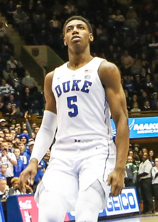 Barrett with Duke in 2018