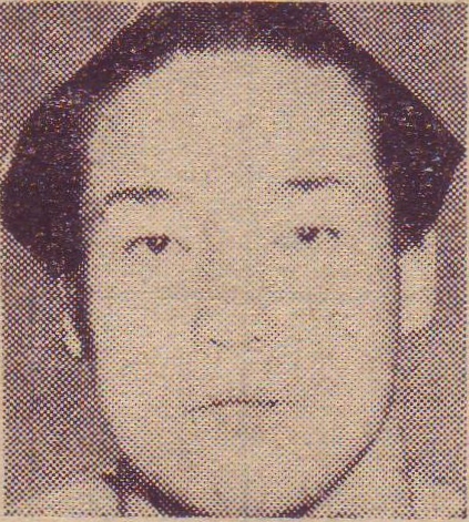 1950년대 스모 선수 시절의 요시노사토.