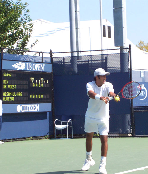 Aisam Qureshi pada kualifikasi AS Terbuka 2004