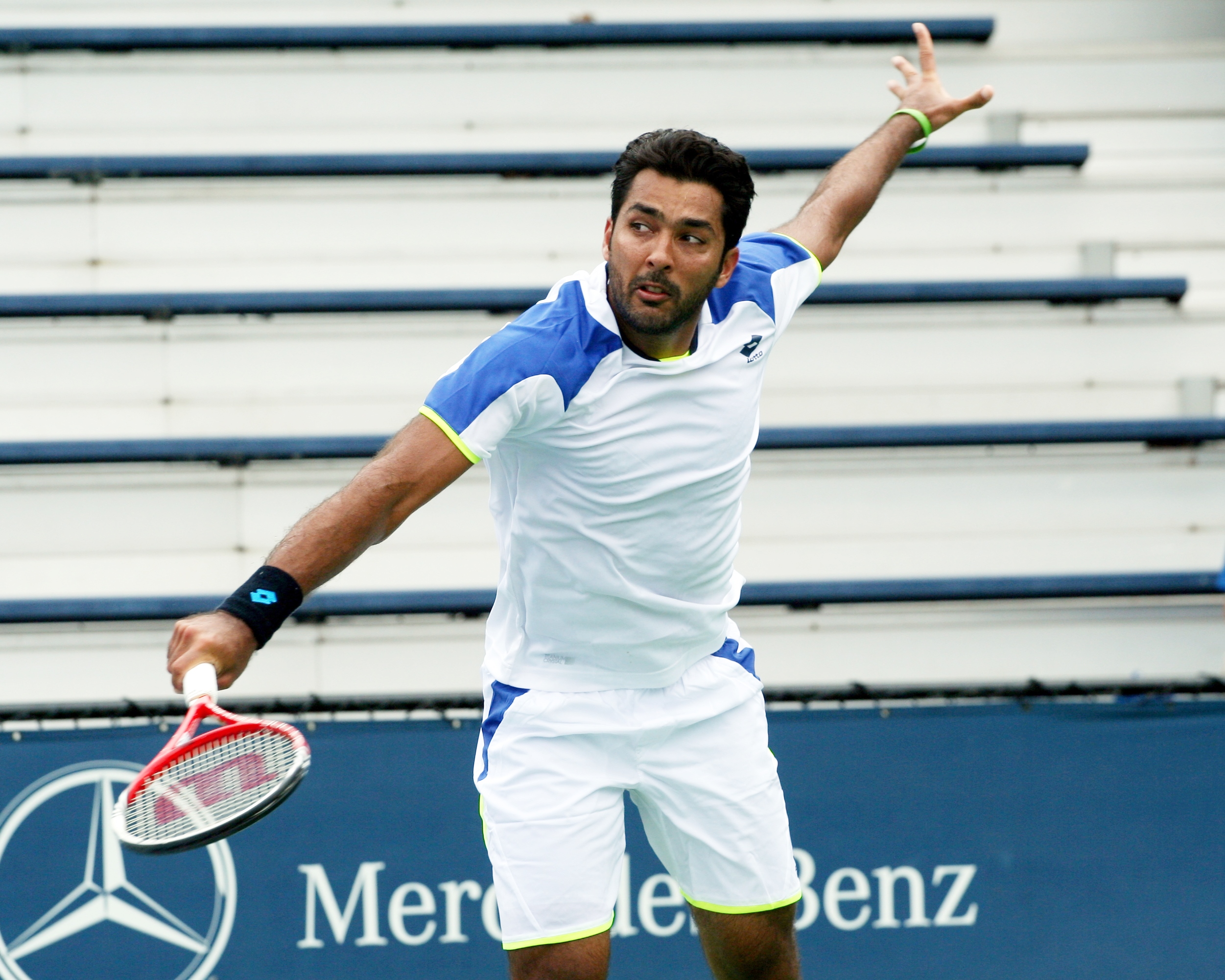 Qureshi saat berada di lapangan pada 2013