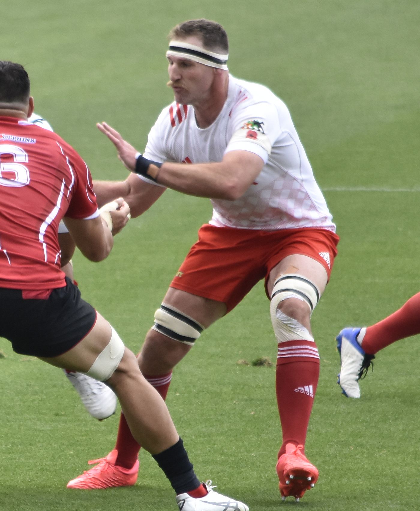 Kieran Read di Stadium Ragbi Chichibunomiya, 2021.