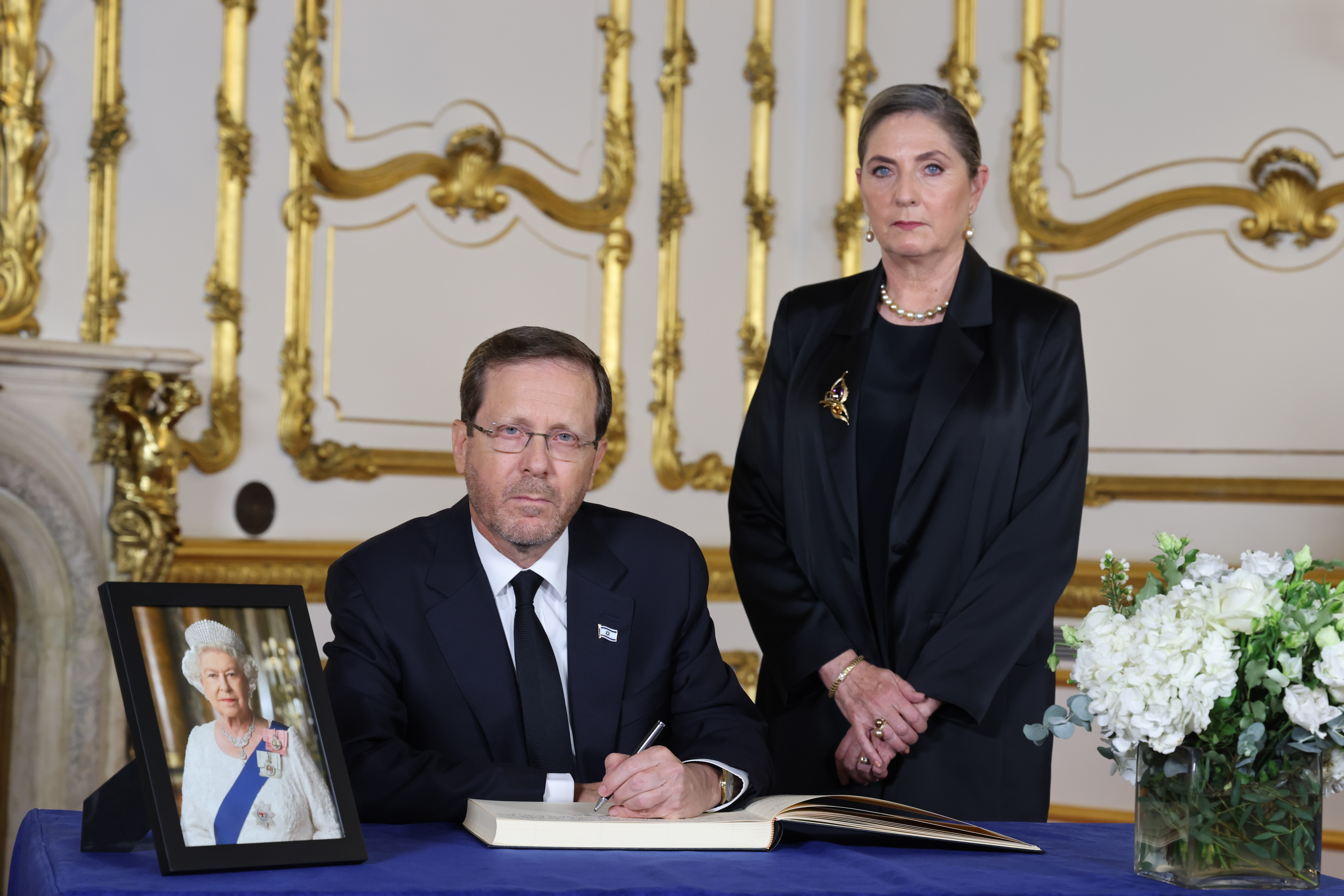 Michal Herzog, isteri Isaac Herzog, pada 18 September 2022