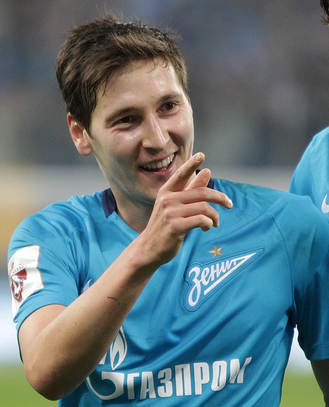 Kuzyayev during his time with Zenit in 2017.