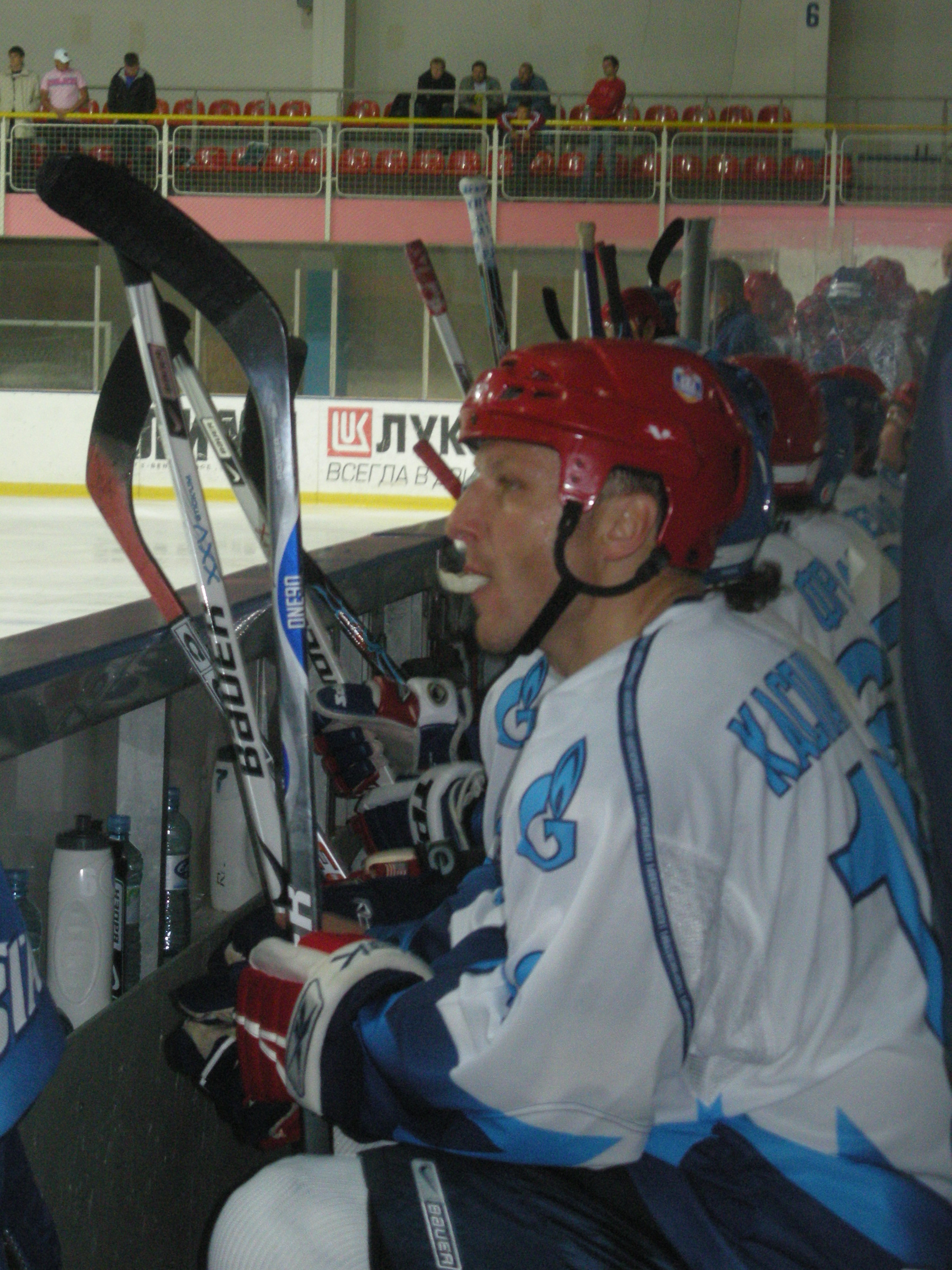 Darius Kasparaitis saat bermain untuk New York Rangers.