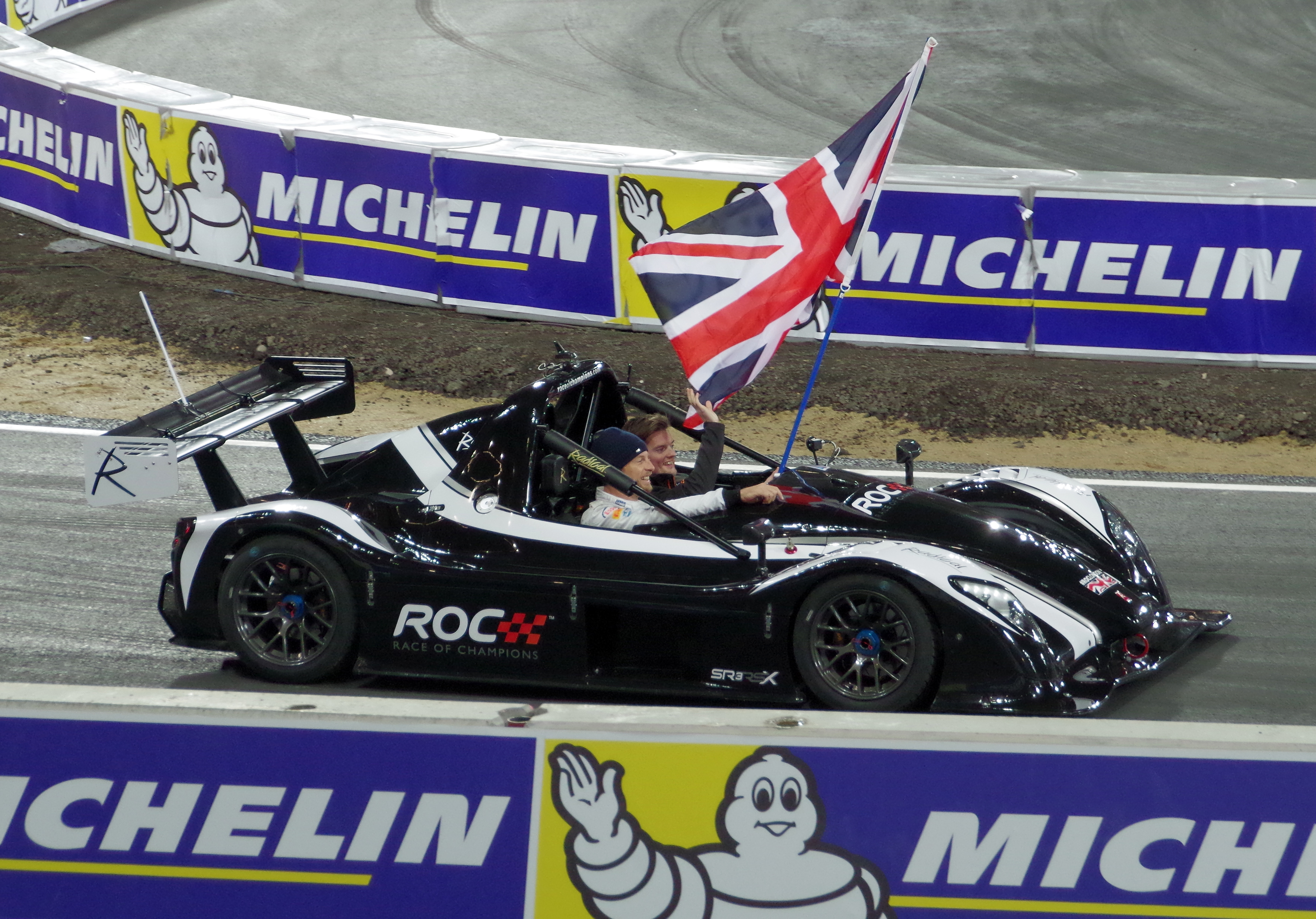 Button di Race of Champions 2015.