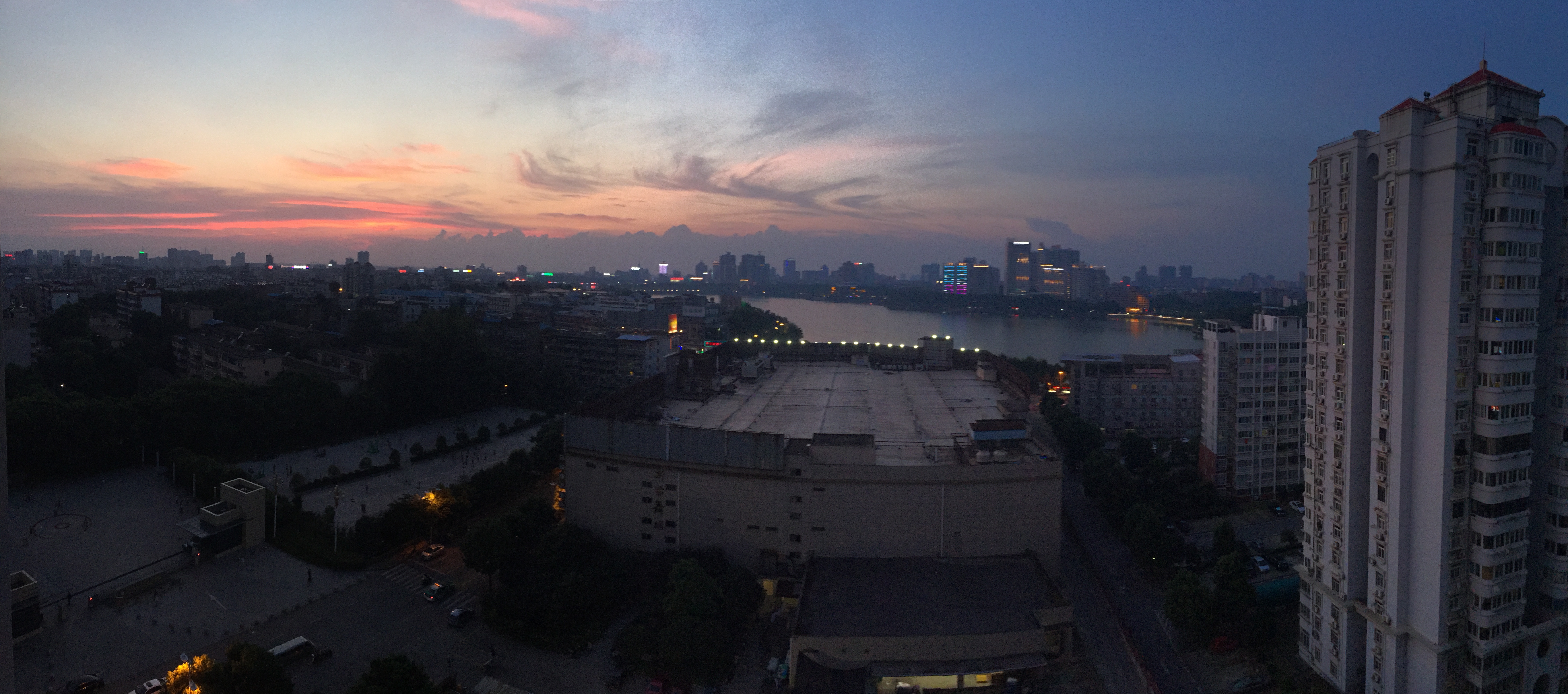 Bản đồ thành phố Cửu Giang (Jiujiang), nơi Maurice Bowra ra đời.