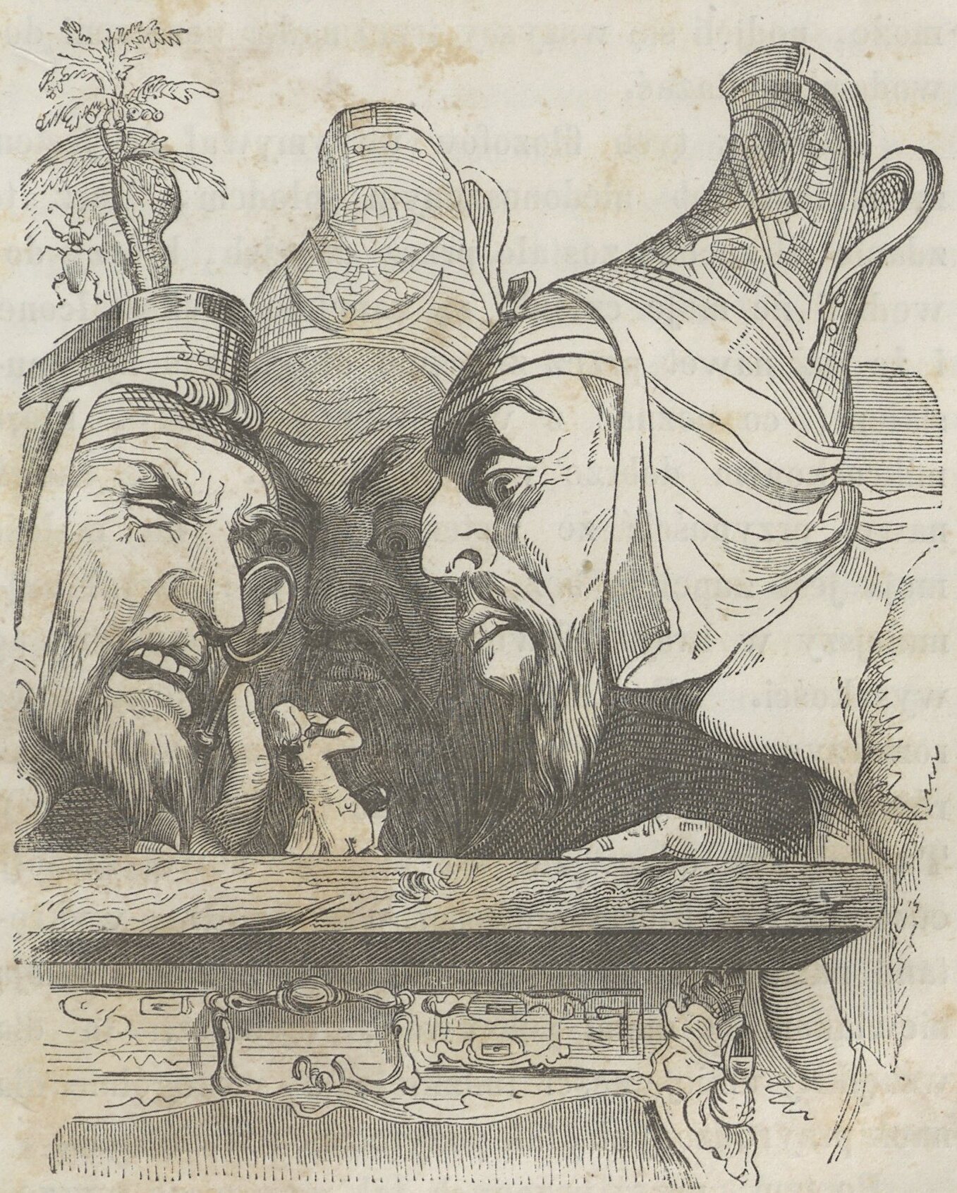 ยักษ์มองกัลลิเวอร์, จาก การเดินทางของกัลลิเวอร์ (ค.ศ. 1838)