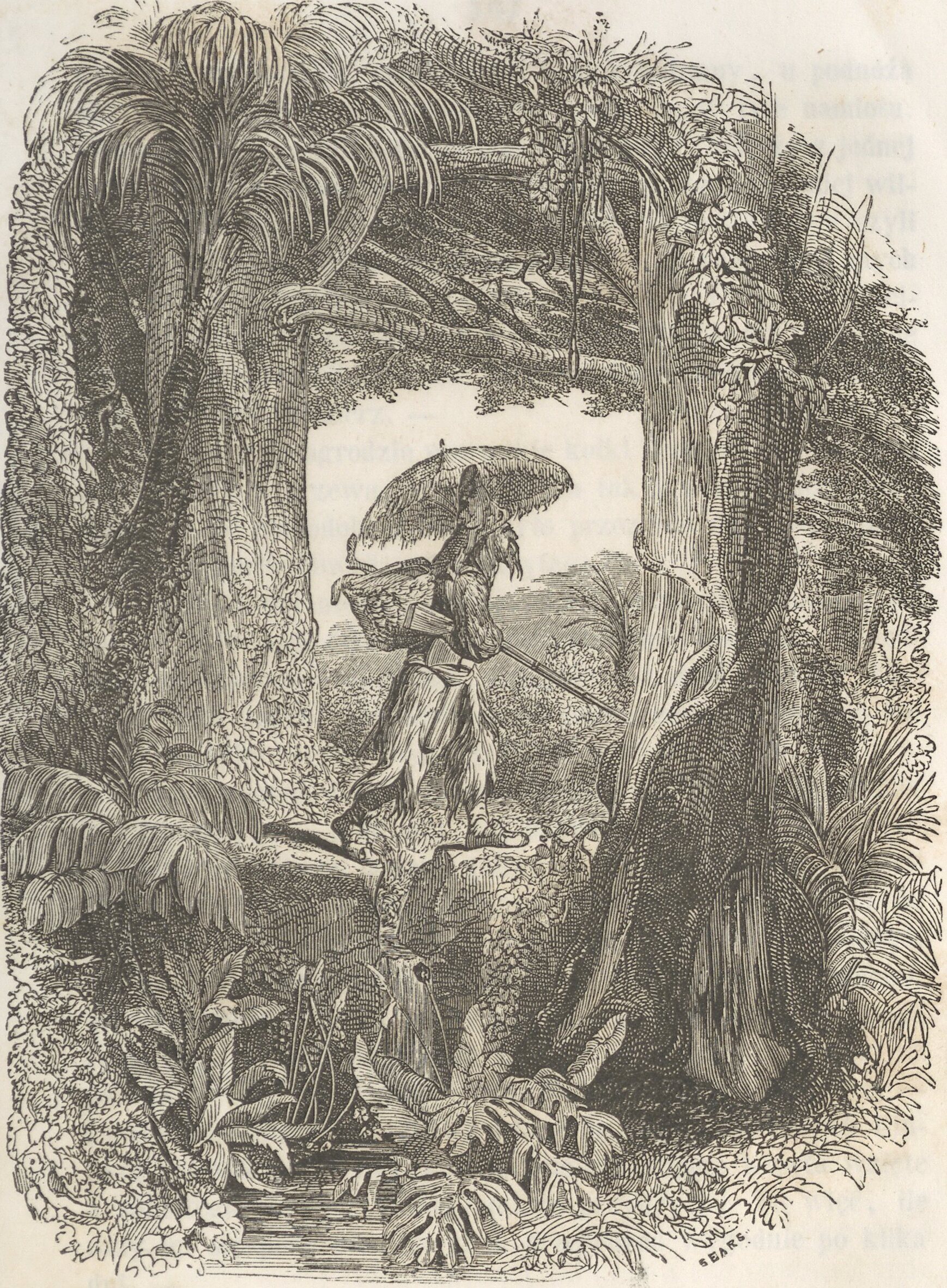 การเดินทางของฉันเริ่มต้นขึ้น, จาก โรบินสัน ครูโซ (ค.ศ. 1840)