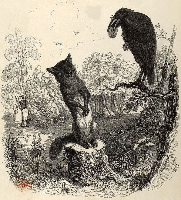 『여우와 까마귀』(Le corbeau et le renard프랑스어), 1권, 2번