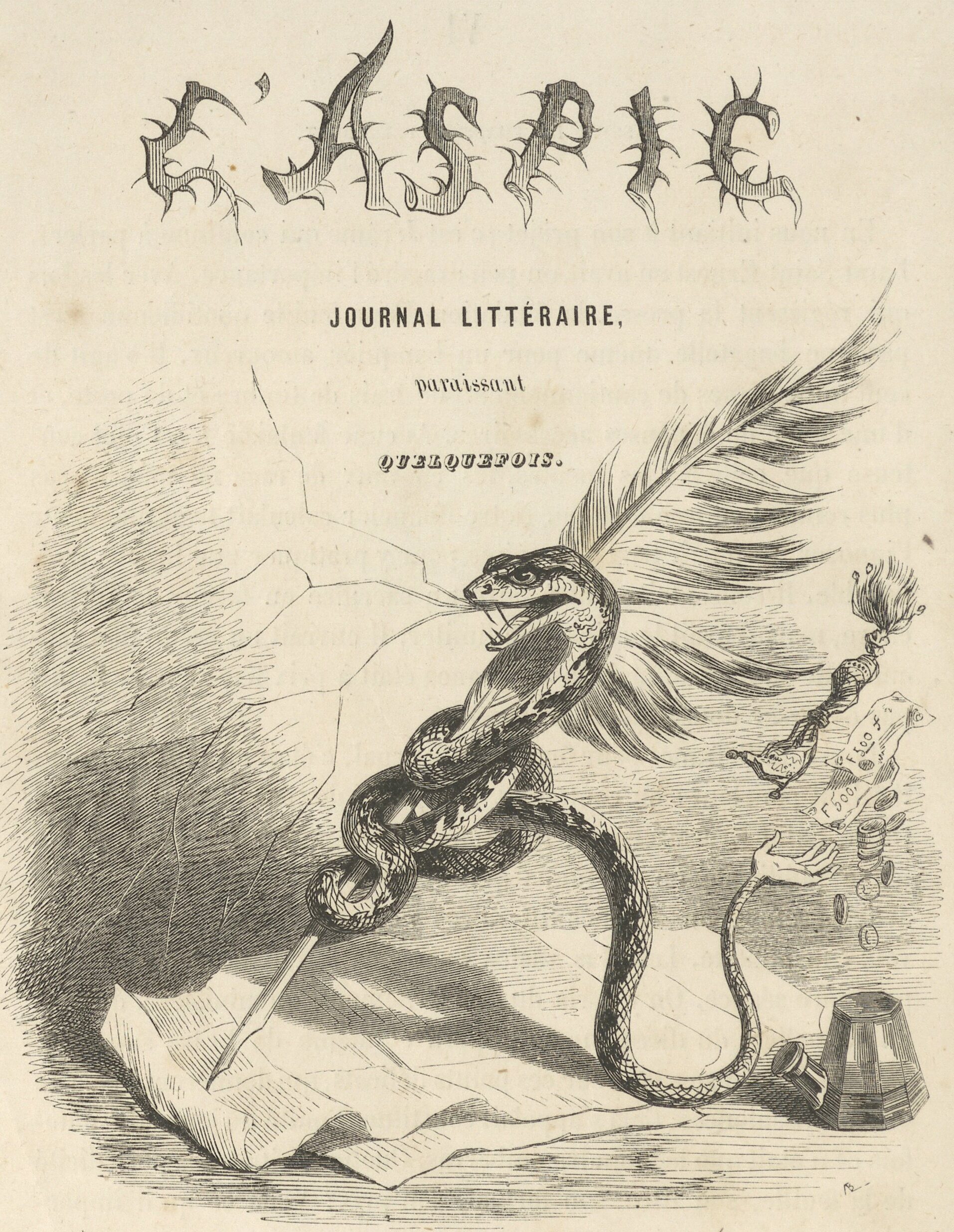 『독사, 문학 저널』(The Asp, Literary Journal영어)