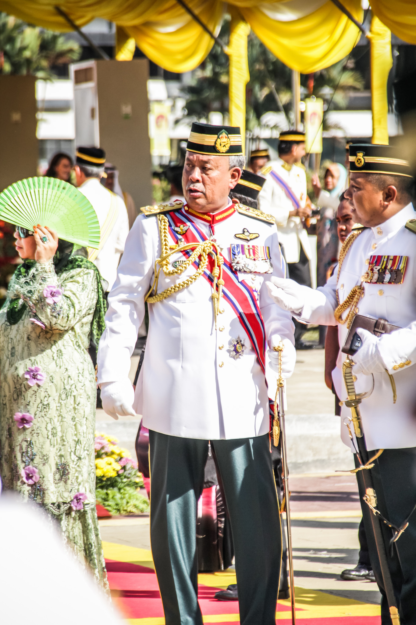Zulkifeli bin Mohd. Zin trong Lễ diễu binh Panj-Panji YDPA 2013, trong thời gian giữ chức Tổng Tham mưu trưởng Lực lượng Quốc phòng.