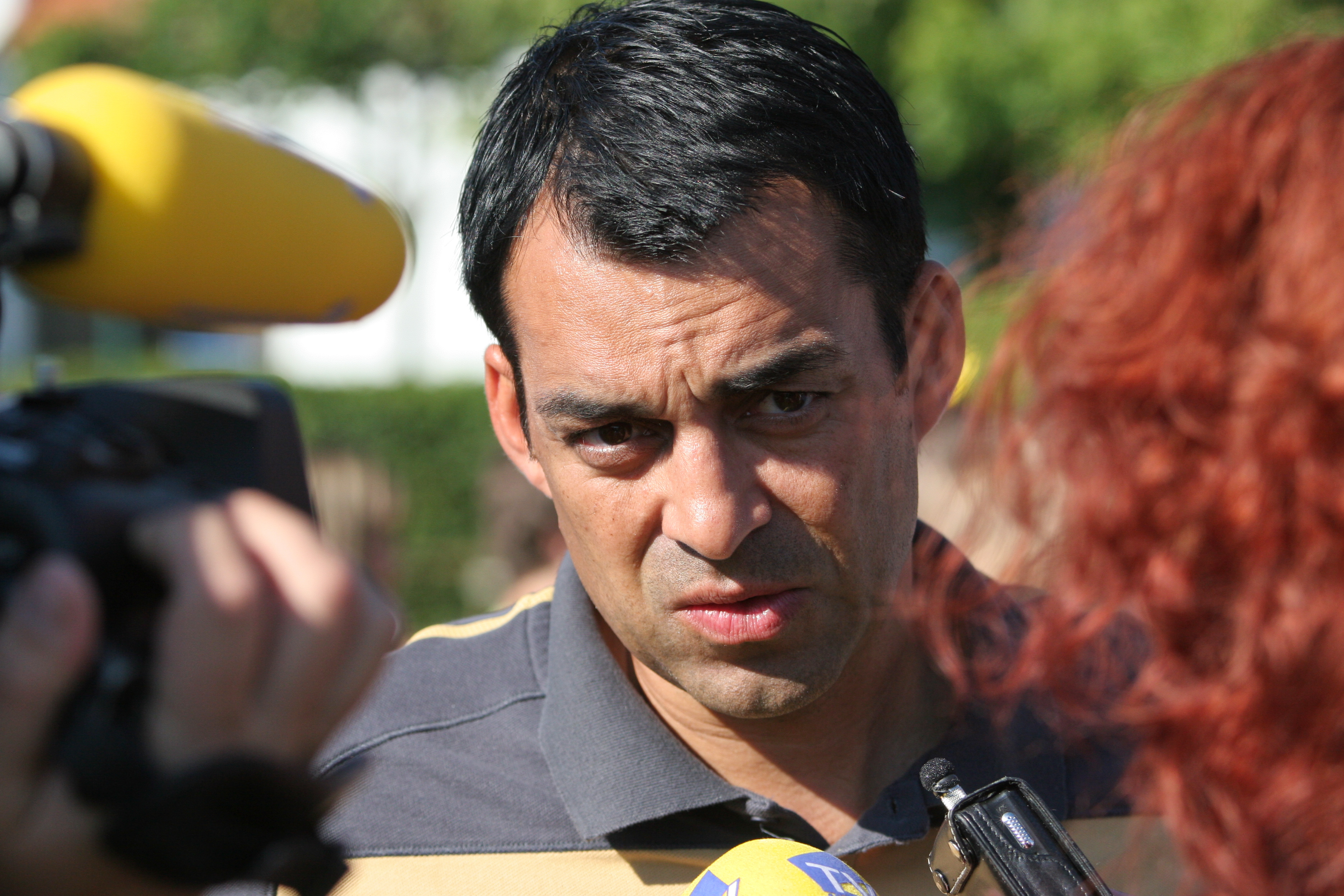 2010년 SC 프라이부르크 감독 시절의 로빈 두트.