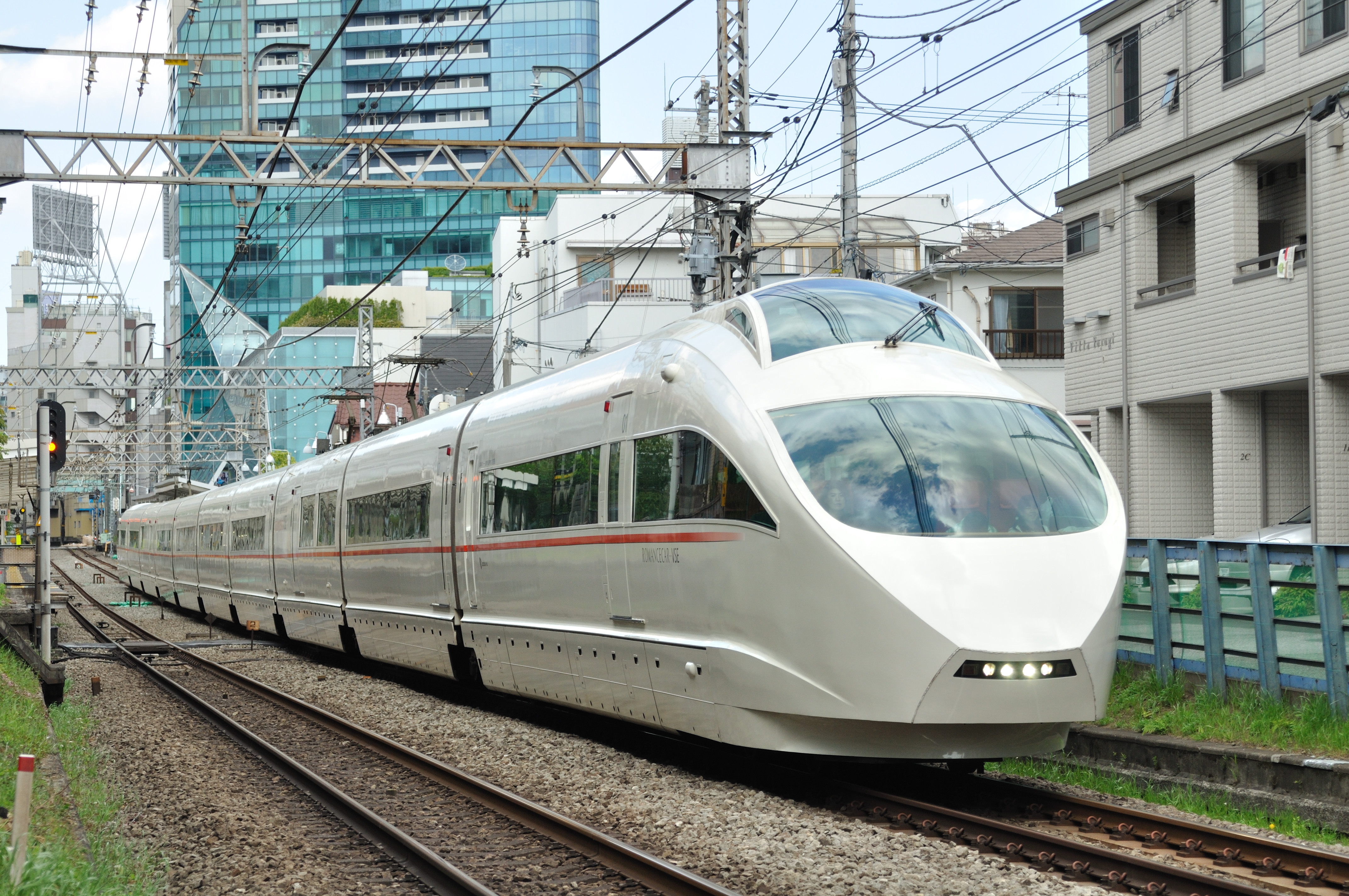 An Odakyu 50000 series VSE train.