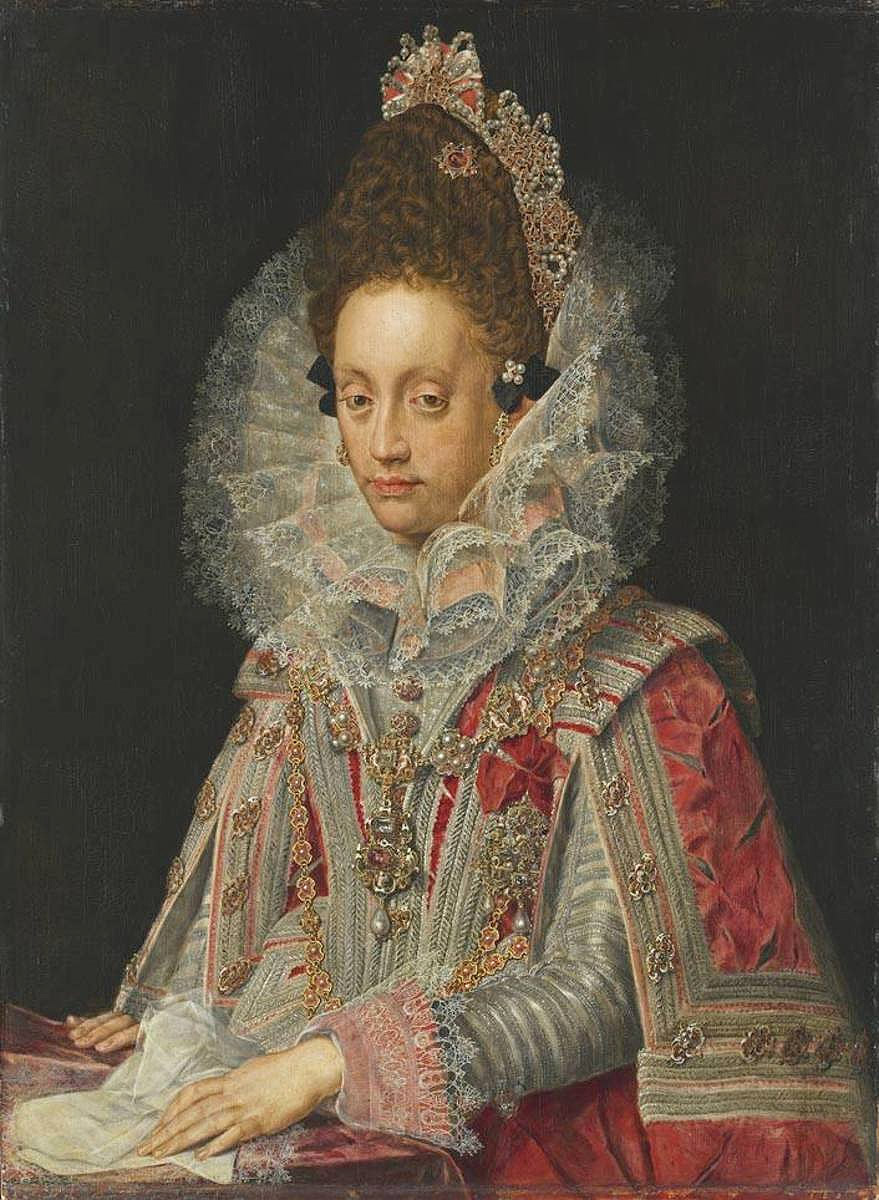 1613年頃のマグダレーネ。ピーテル・カンディートによる肖像画。
