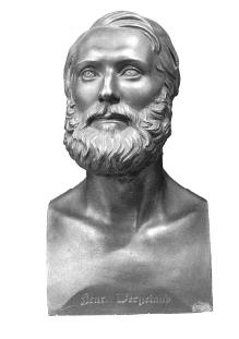 한스 한센이 제작한 헨리크 베르겔란의 흉상 (1845)