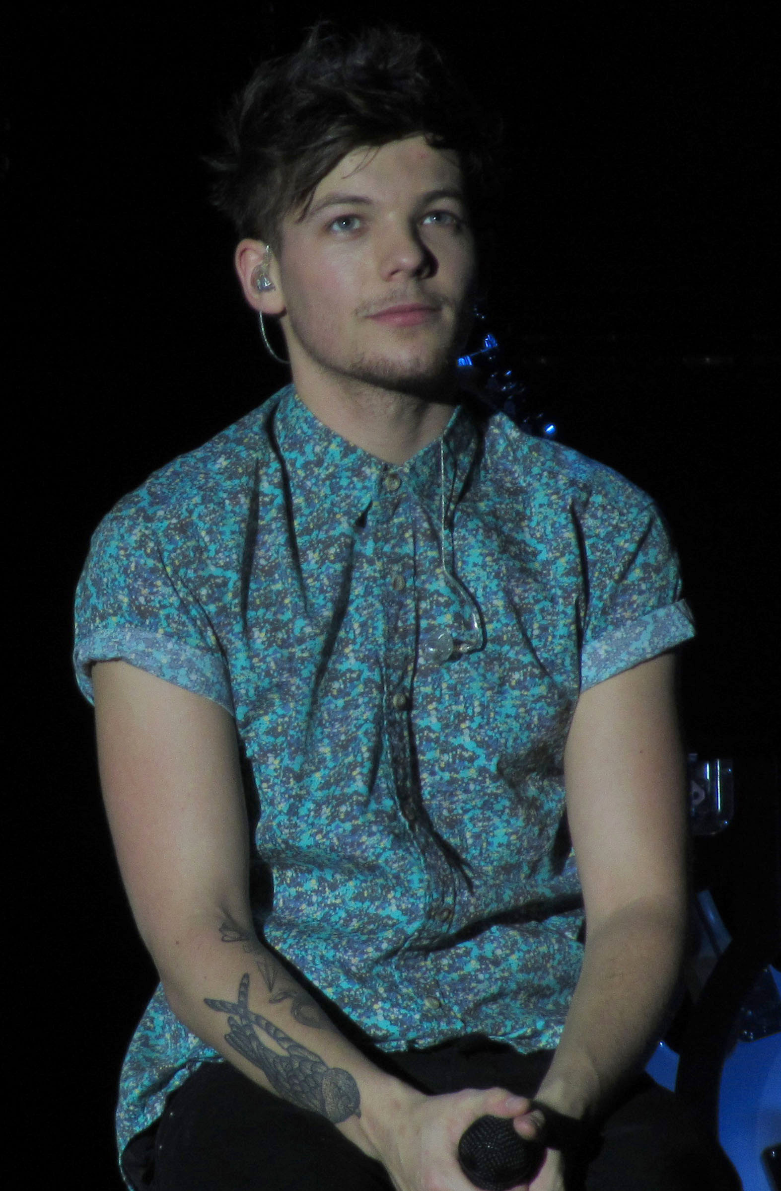 Louis Tomlinson di Glasgow.
