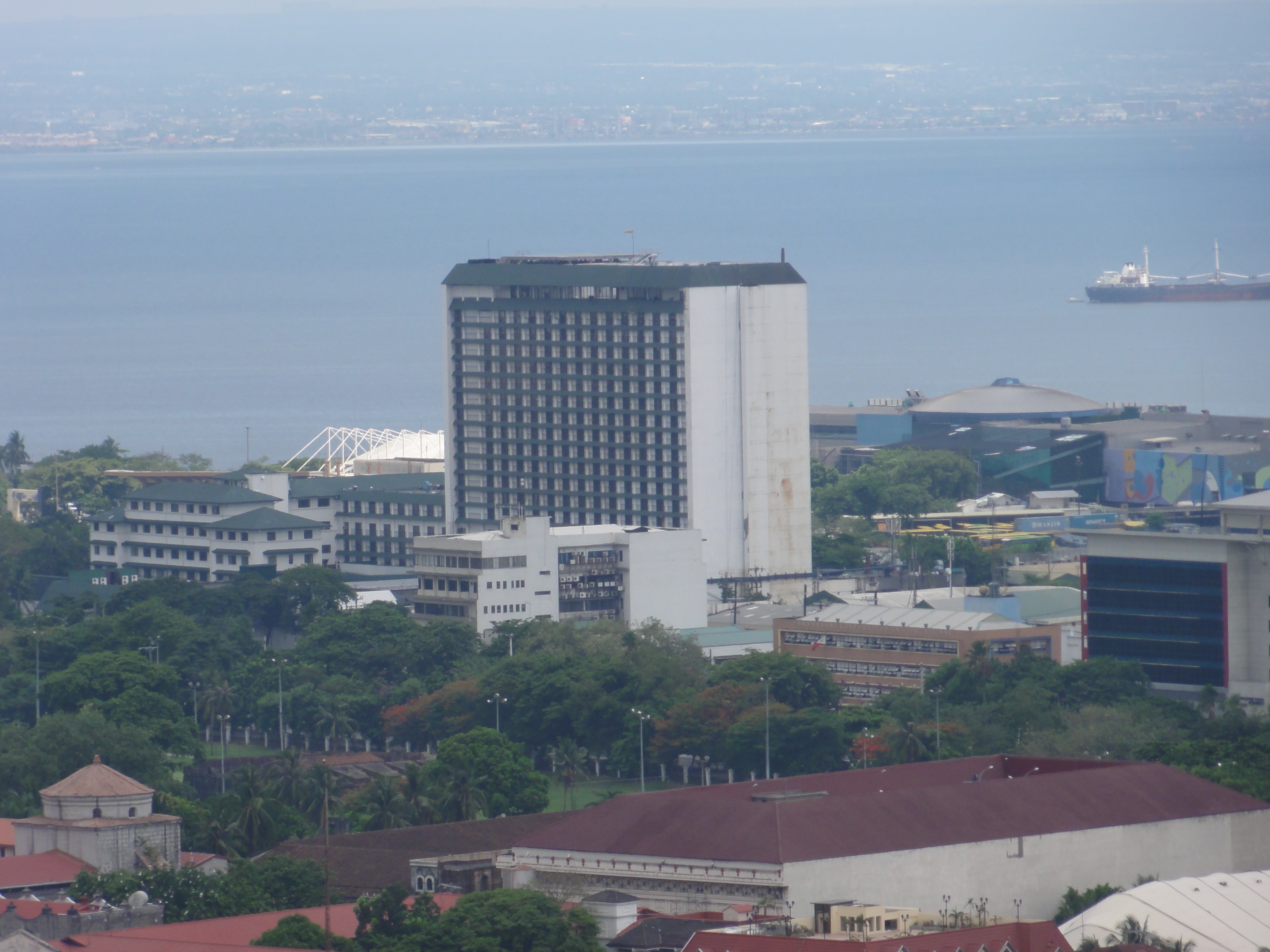 Manila Hotel's 1975 high-rise building, part of Locsin's design contributions.