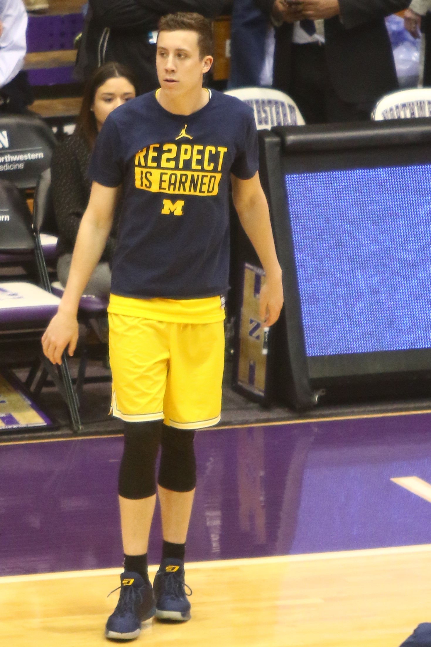 2017년 2016-17 미시간 울버린스 소속의 로빈슨