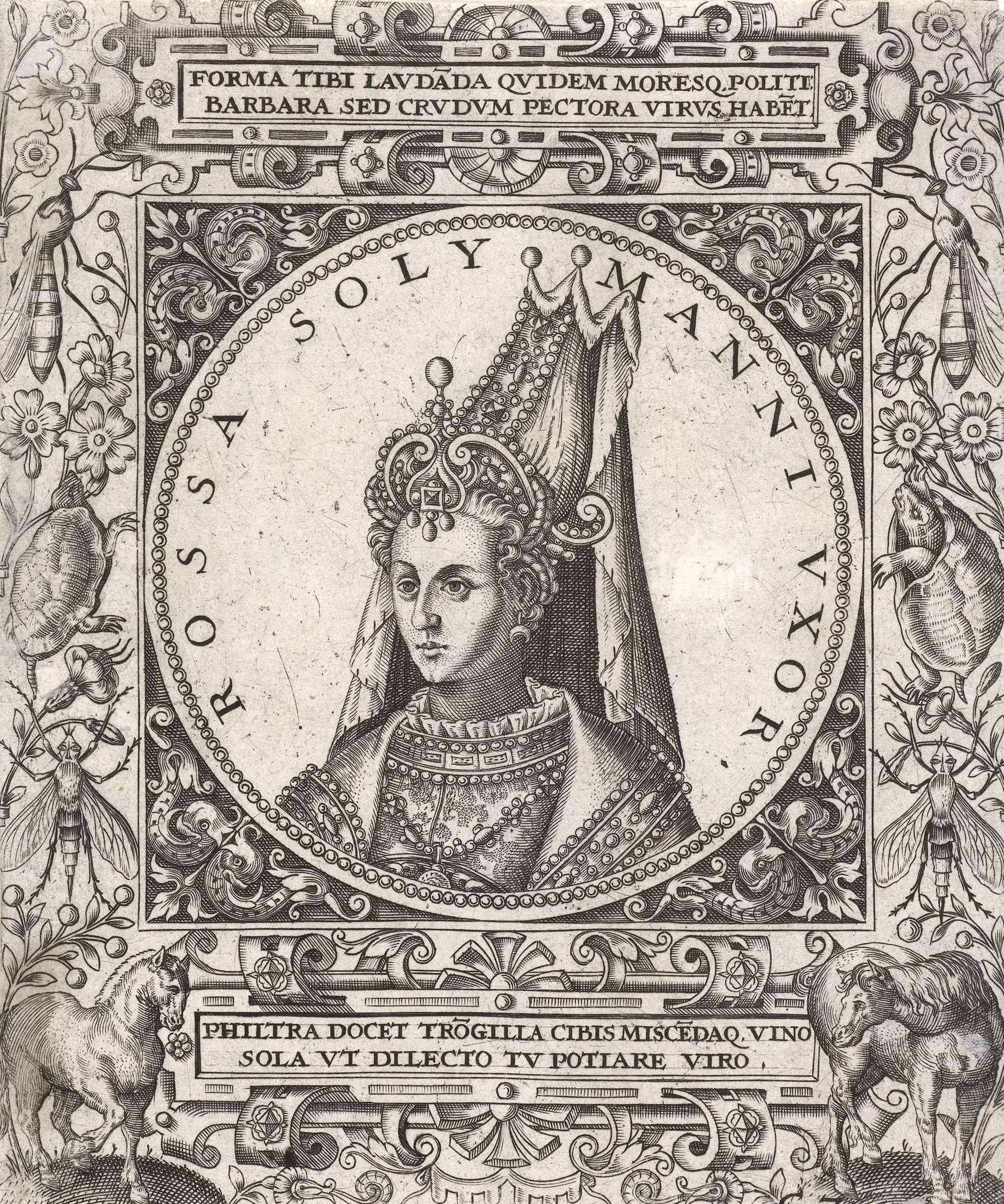 Bản khắc của Johann Theodor de Bry, (1596)