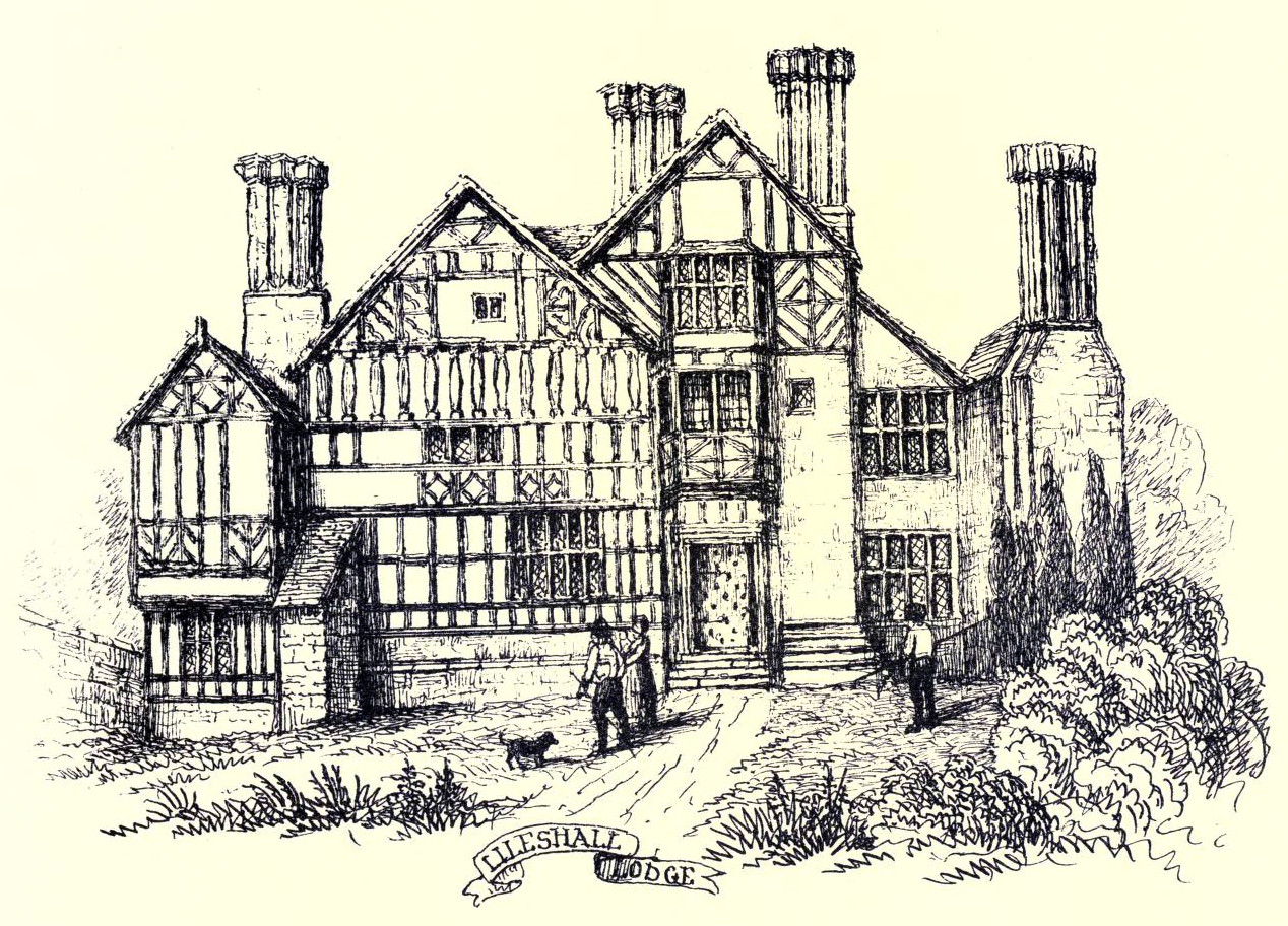 Lodge di Lilleshall Abbey, rumah keluarga Leveson setelah Pembubaran Biara.