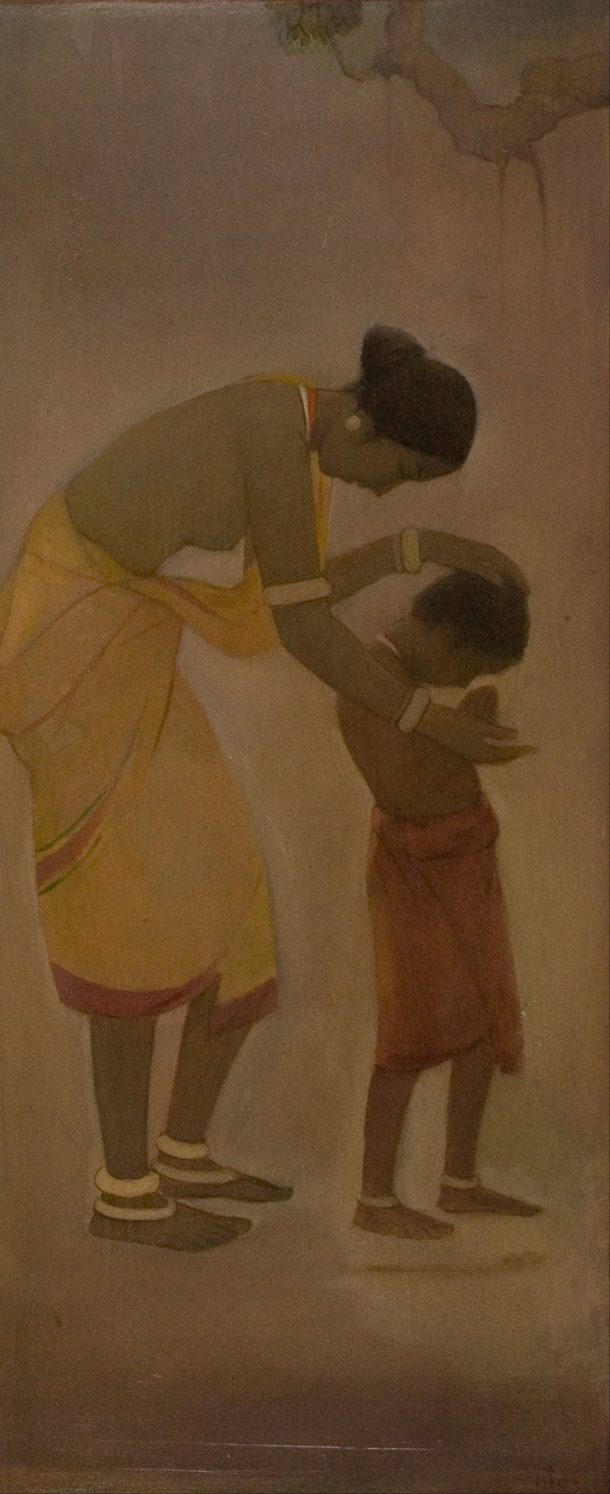 야미니 로이의 '어머니와 아이', 1920년대 중반