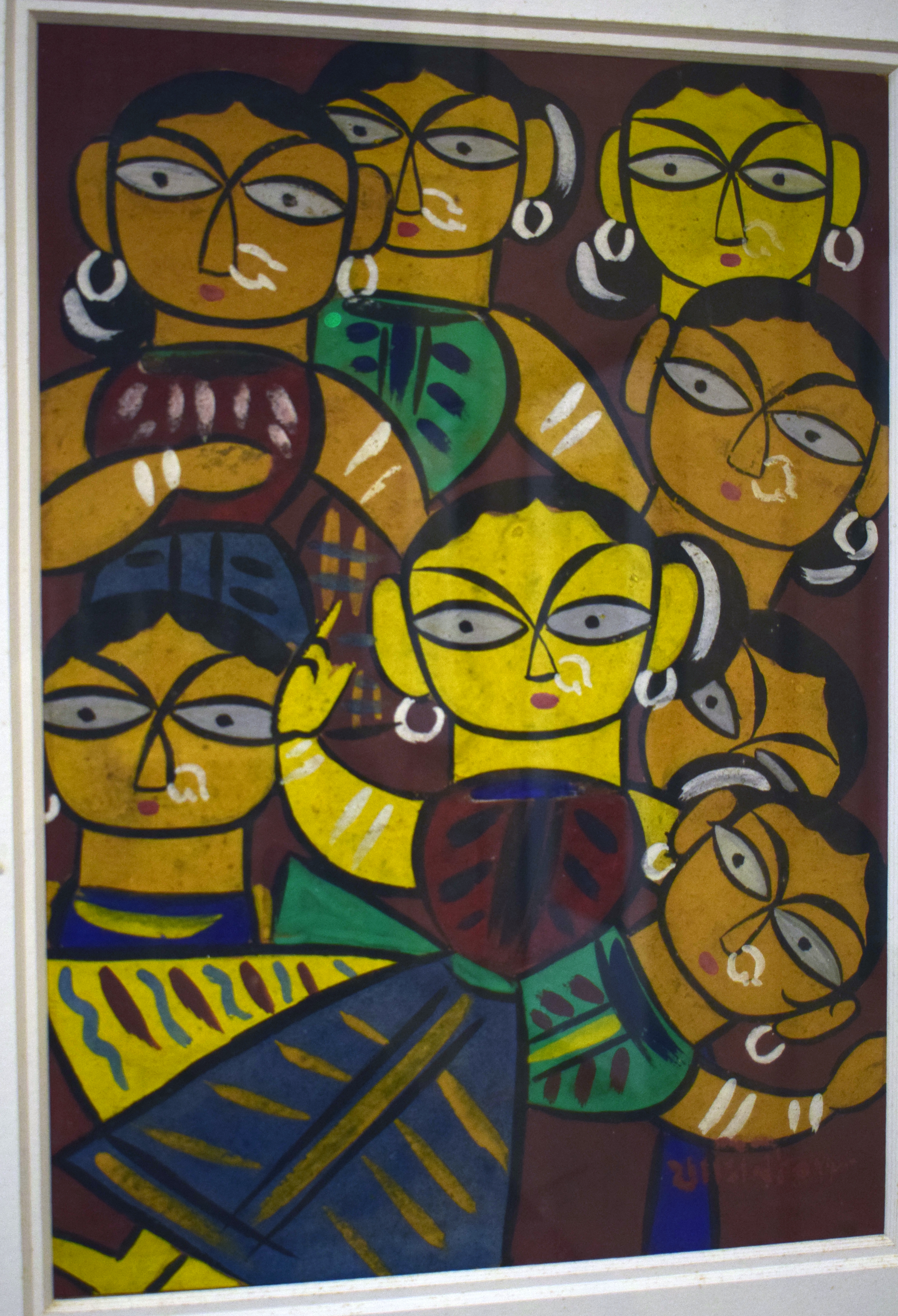 야미니 로이의 '얼굴들', 1889-1972년