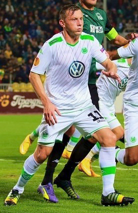 Olić bermain untuk Wolfsburg pada tahun 2014