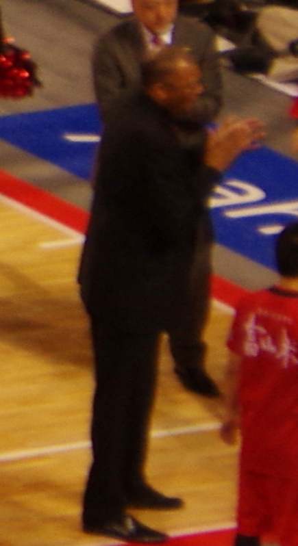 bjリーグファイナルで富山を指揮するナッシュ(2014年)