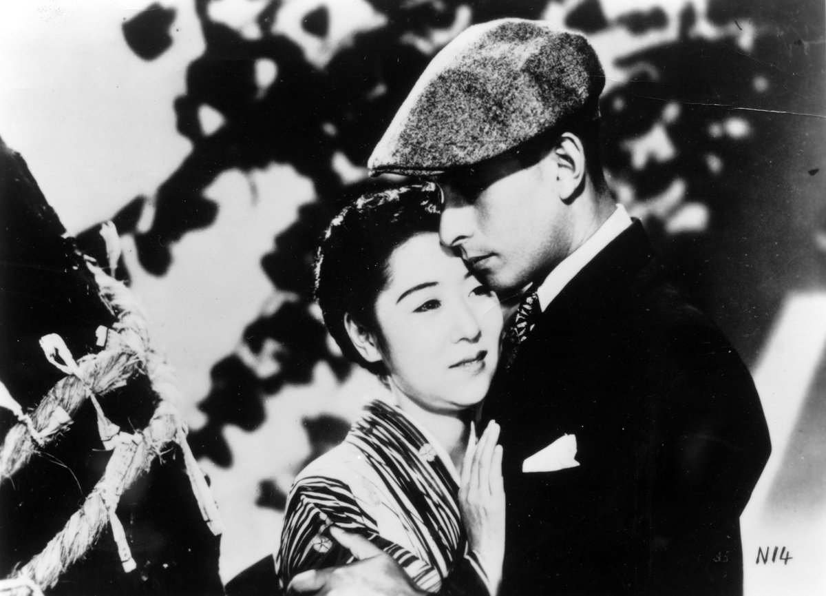 Uehara Ken and Tanaka Kinuyo in the 1938 film Aizen Katsura