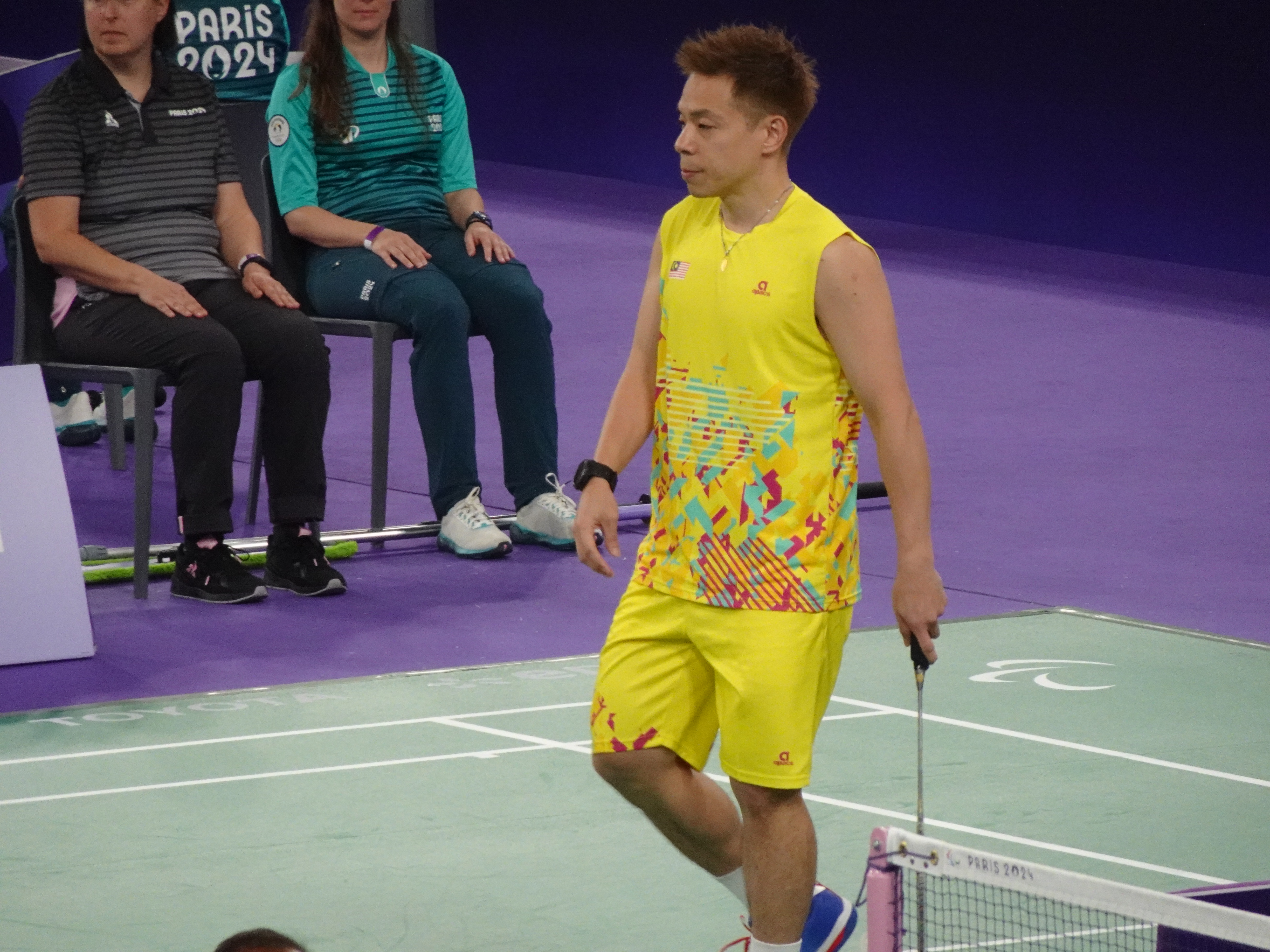 Cheah Liek Hou di Sukan Paralimpik Paris 2024.