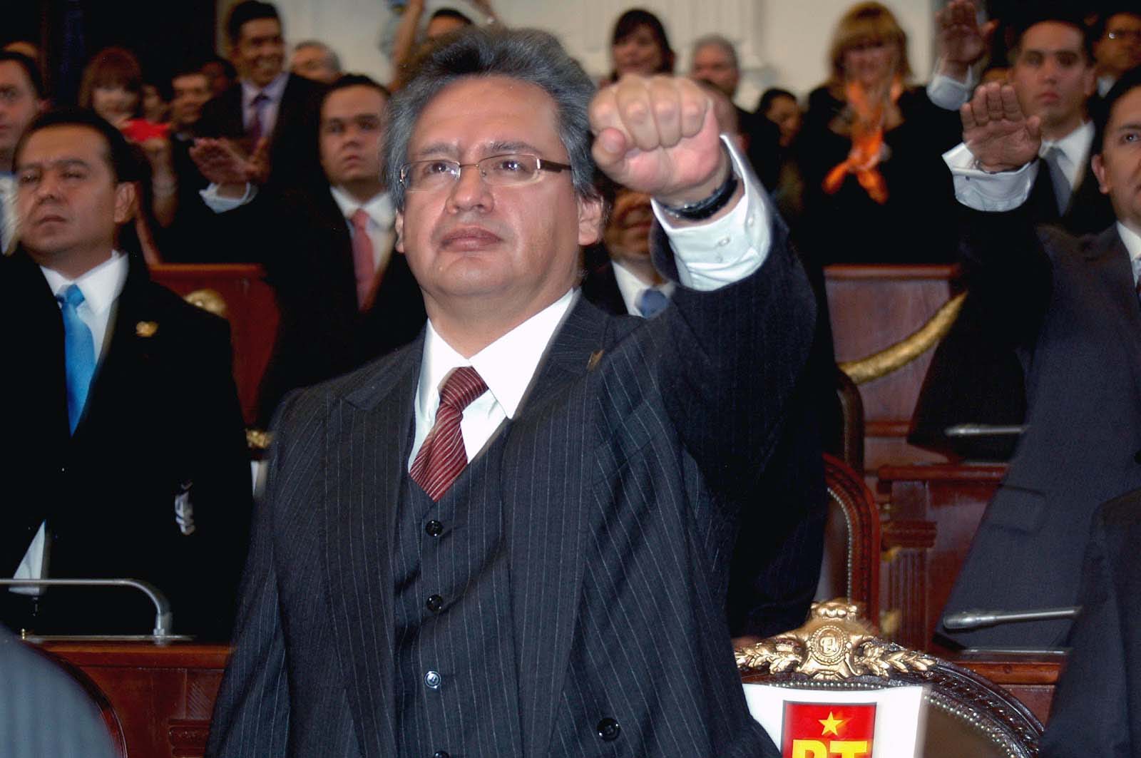 Upacara inaugurasi Felipe Calderón sebagai Presiden Meksiko pada 1 Desember 2006.