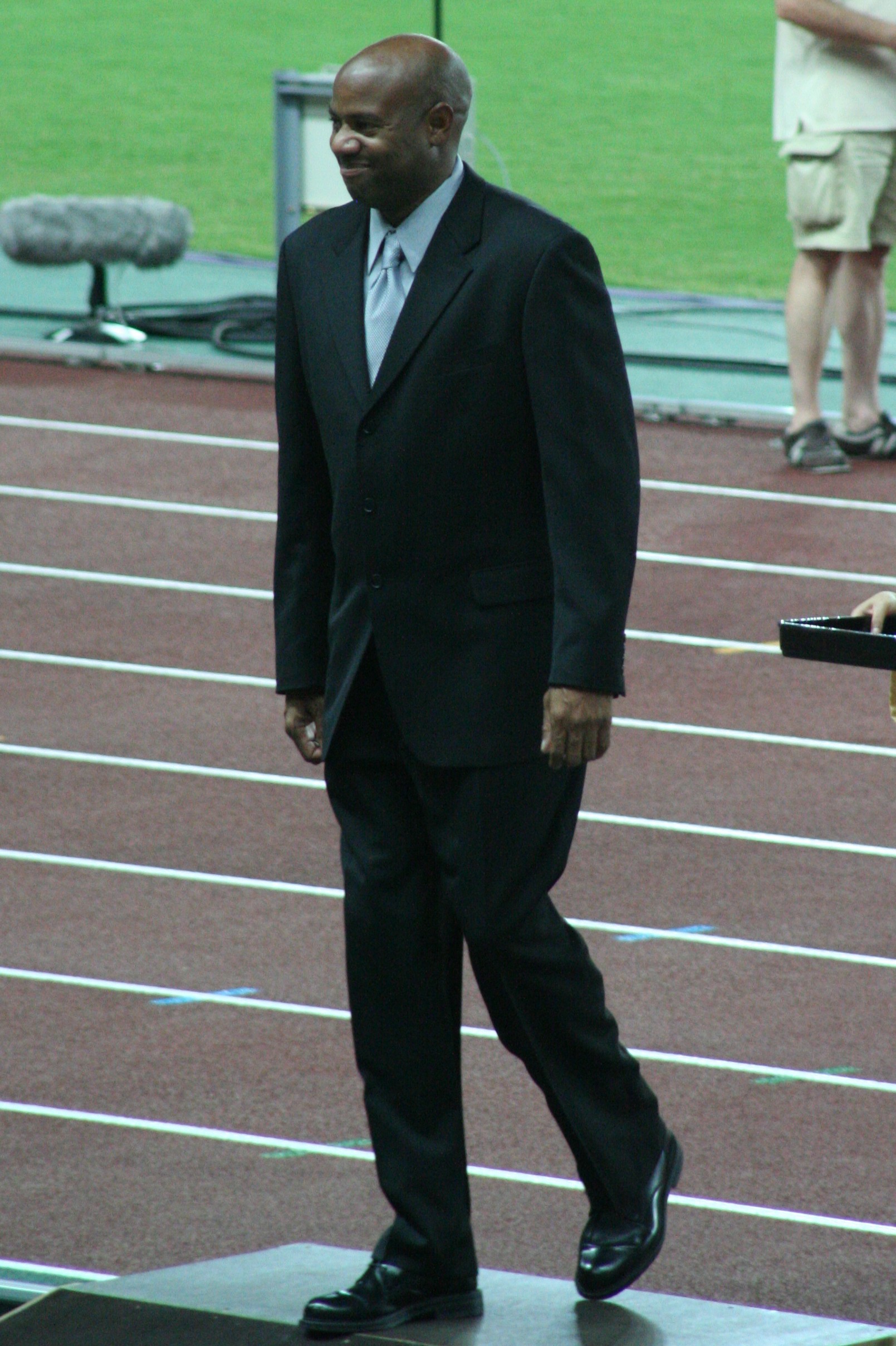 2007年の世界陸上競技選手権大会でのパウエル
