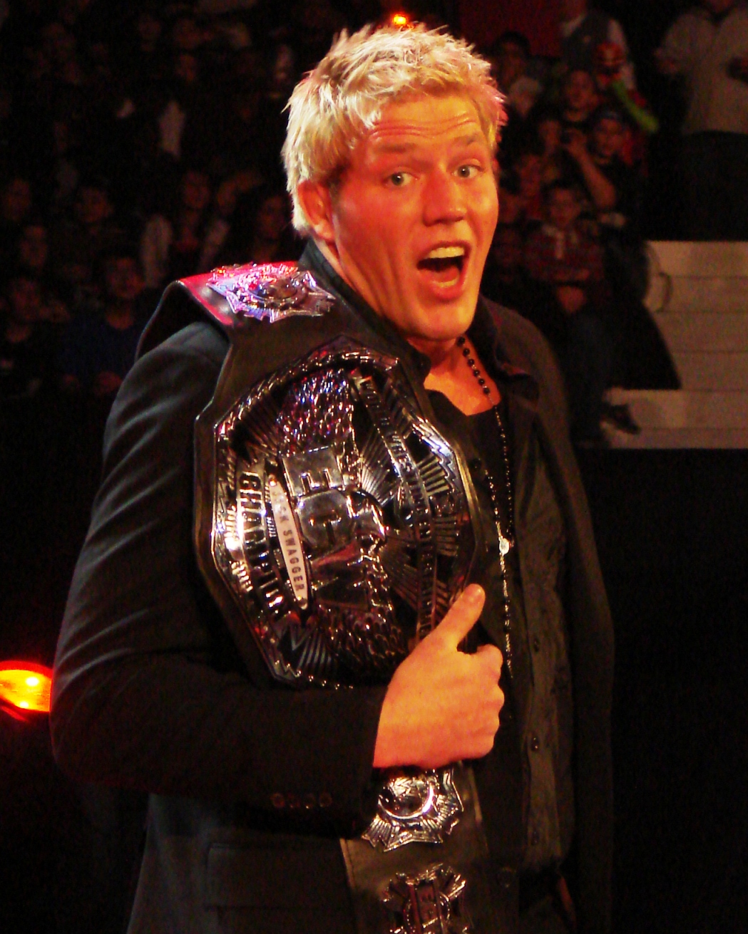 Di WWE, Hager (sebagai Jack Swagger) ialah bekas Juara ECW...