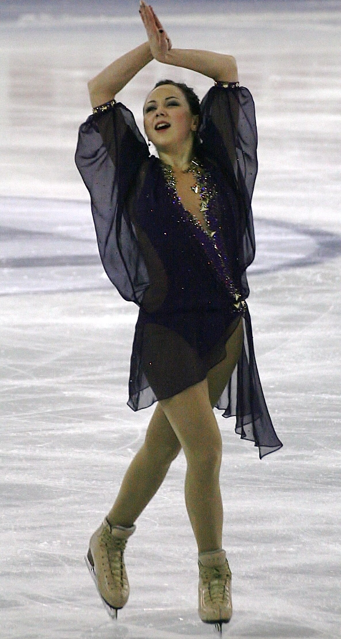 2014-15 ISU 그랑프리 파이널에서 연기하고 있다.