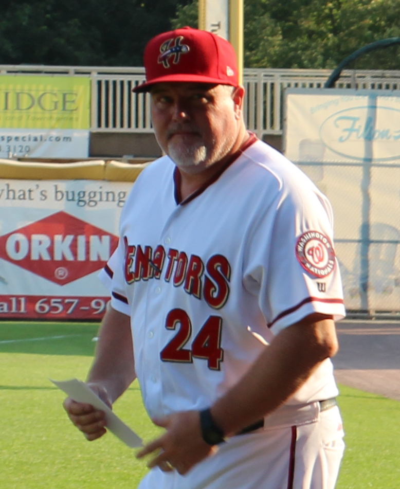 LeCroy with the Harrisburg Senators in 2018