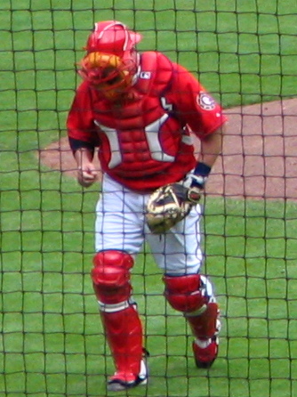 LeCroy with the Nationals in 2006