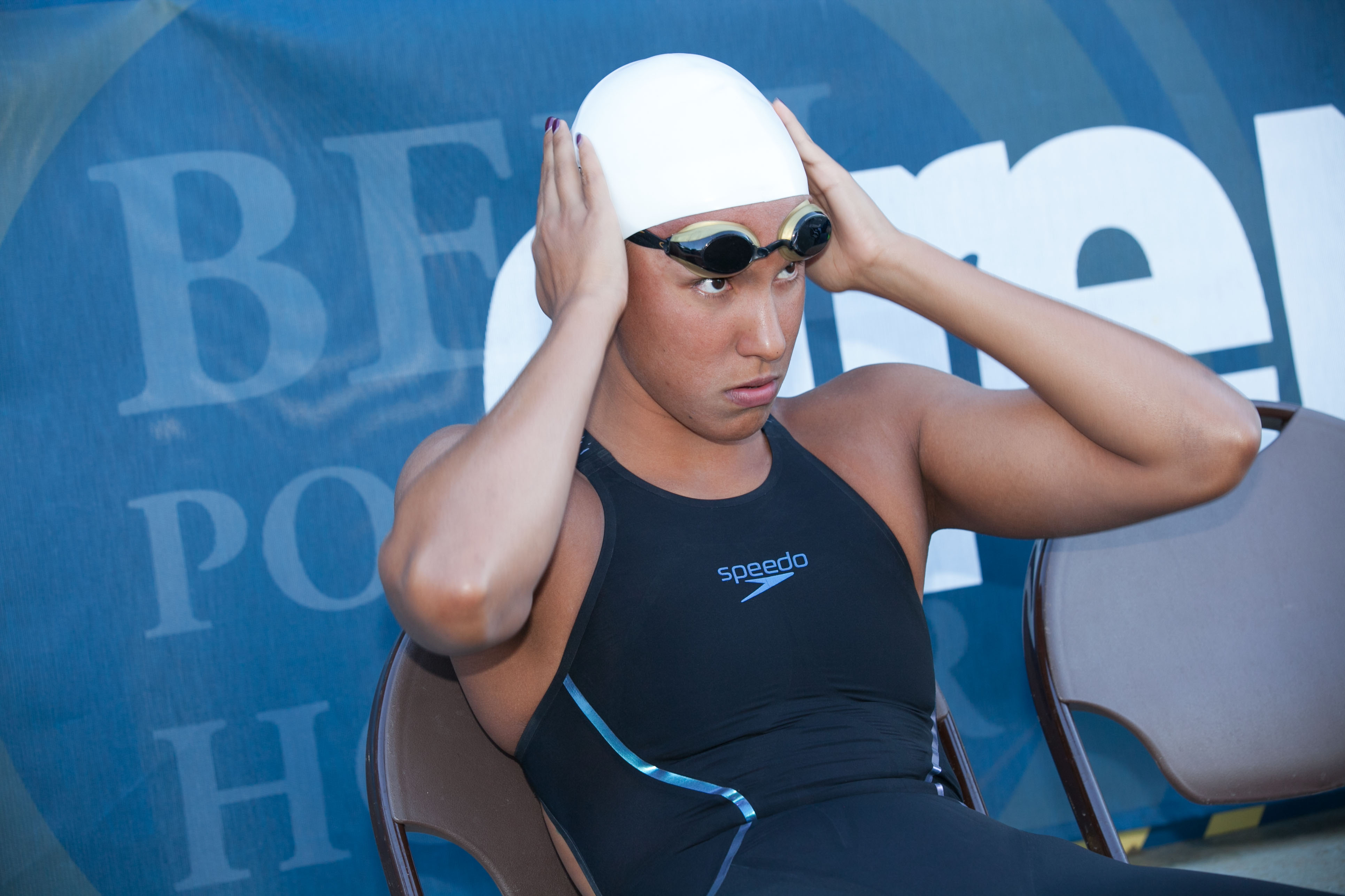 Jasmine Alkhaldi, a two-time Olympian for the Philippines.