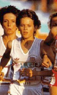 Zola Budd pada tahun 1984.