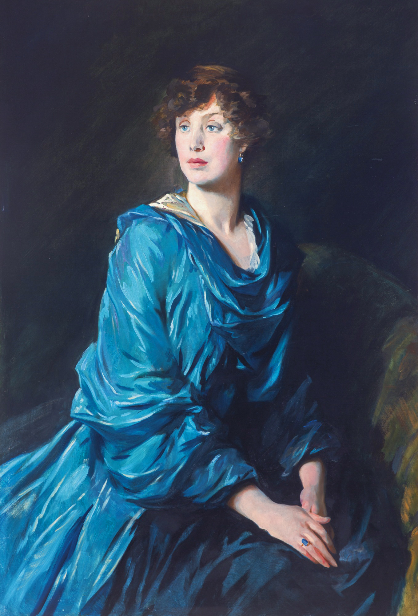 Margaret (Peggy) Crewe-Milnes, Marchioness of Crewe, by Glyn Philpot, 1917.