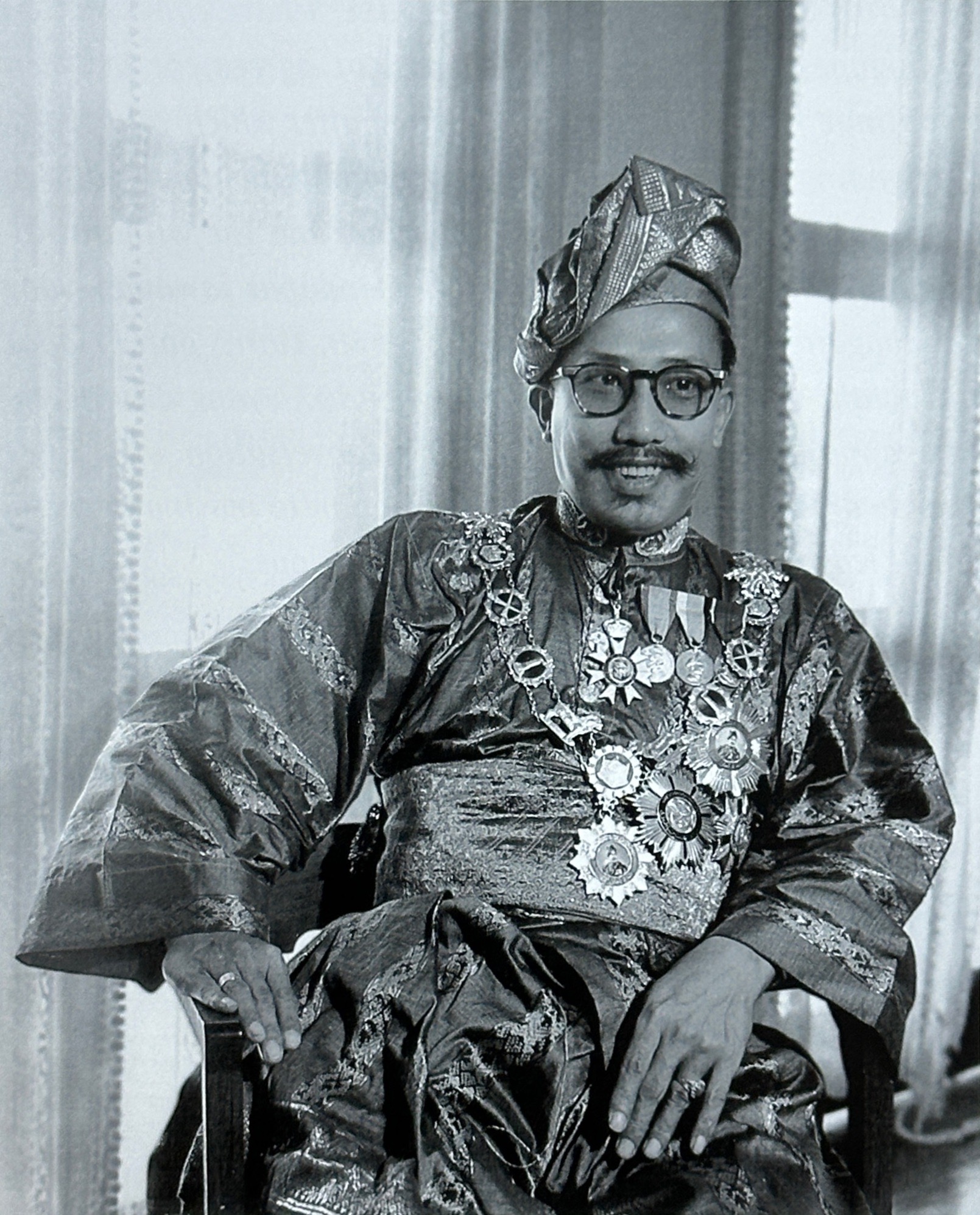Omar Ali Saifuddien, circa 1950