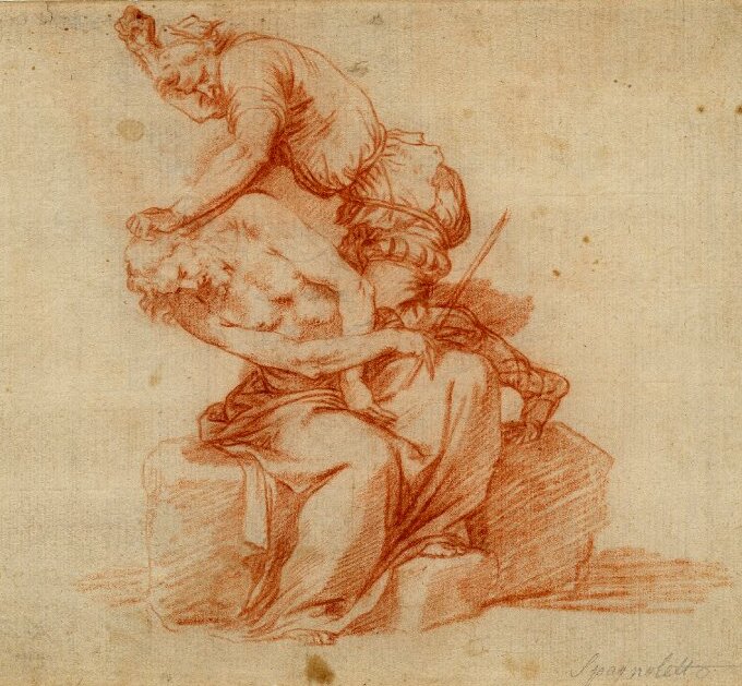 영국 박물관 소장 《고문자에게 매 맞는 그리스도》, 1626년경