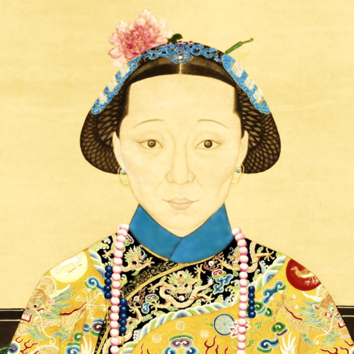 An official court portrait of Empress Xiaozhenxian.