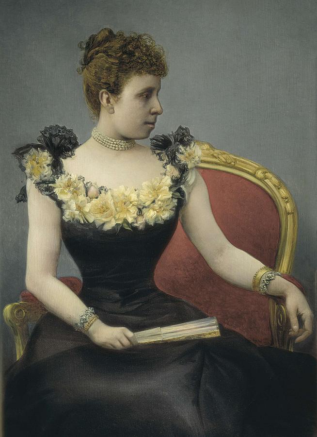 Maria Christina (c. 1885), by Juan Aldaz y Sancho.