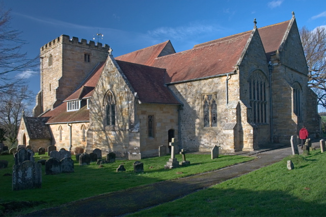 St Michael and All Angels Church, Withyham, where Sackville-West's ashes are buried