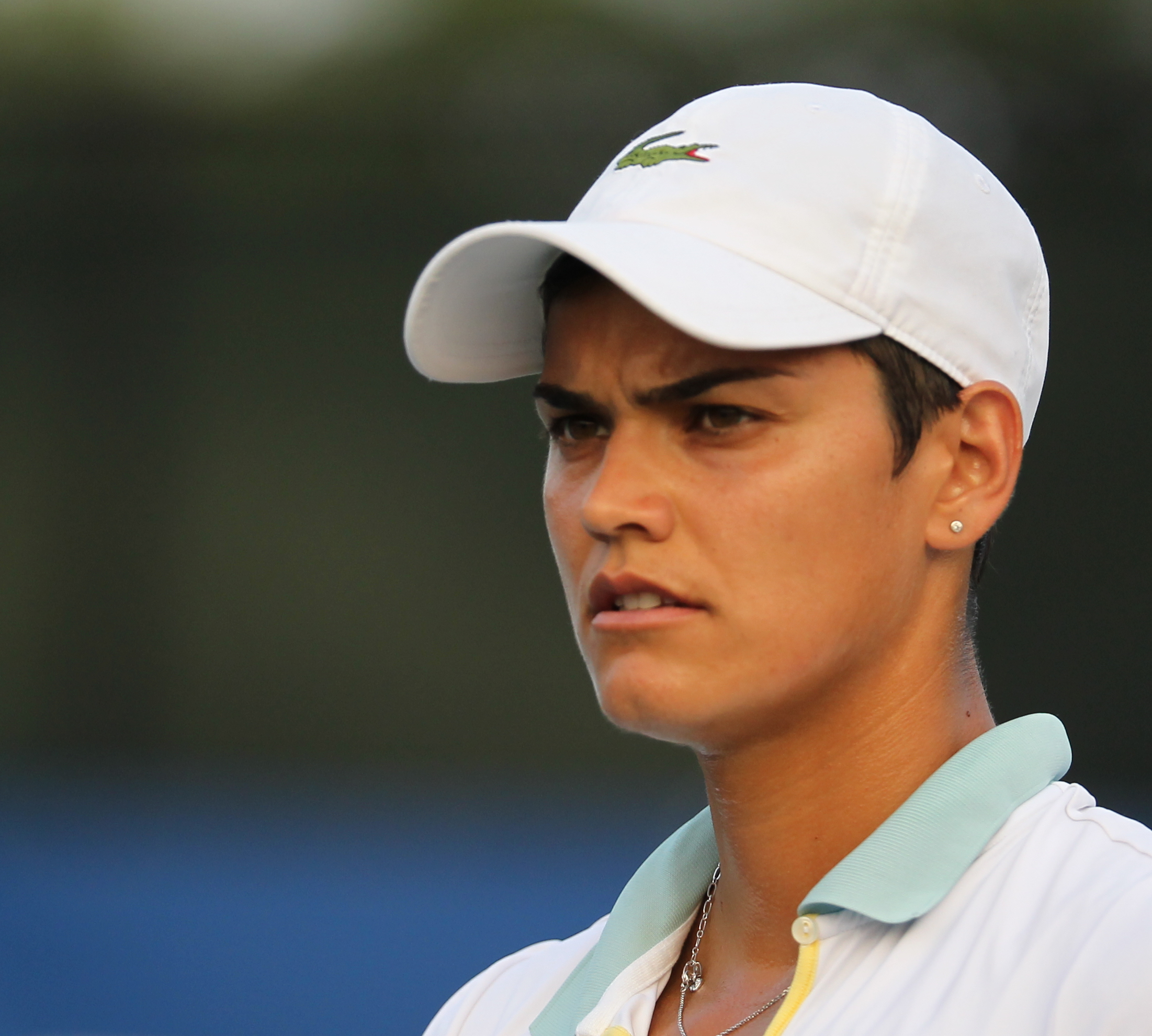 Eleni Daniilidou trong một trận đấu.