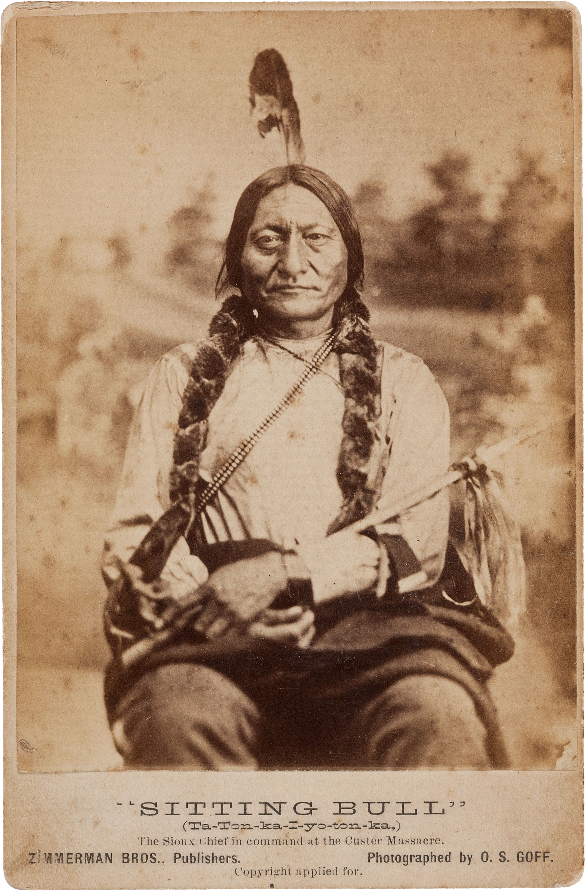 Sitting Bull pada tahun 1881.